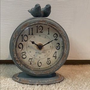 Weathered gray/blue clock from Wayfair